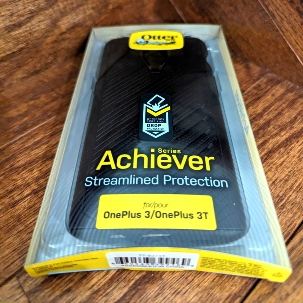 OtterBox ACHIEVER SERIES Case for One Plus 3 & One Plus 3T - Black - New
